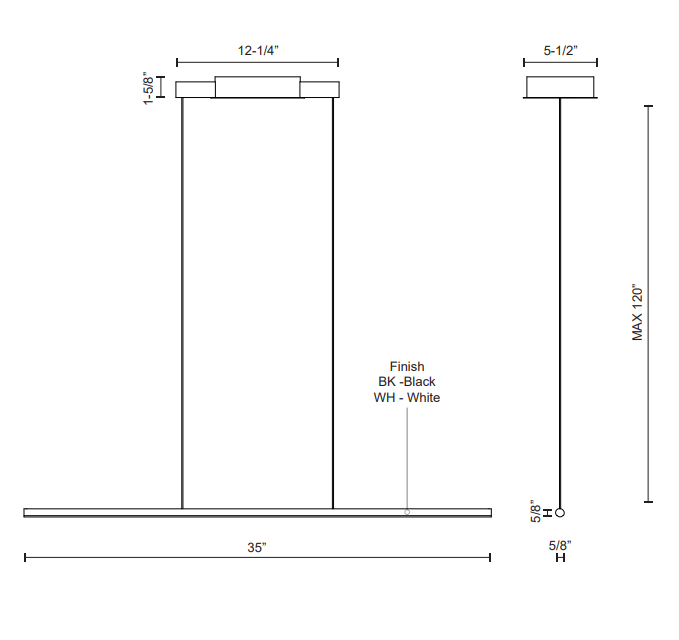 Chute Linear Suspension