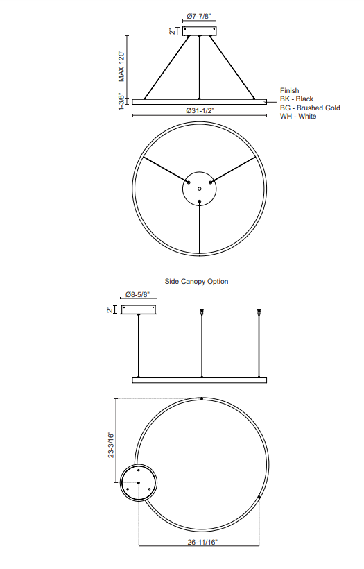 Cerchio Suspension: 31