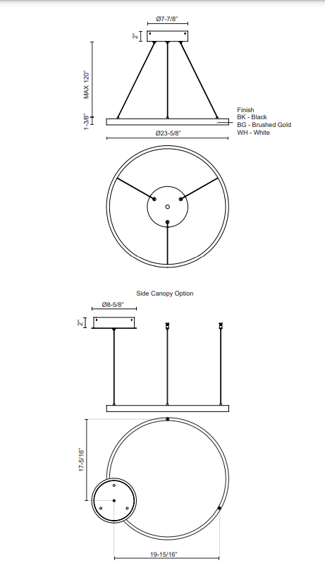 Cerchio Suspension: 23