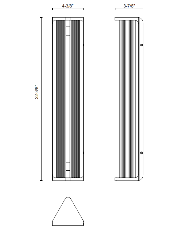 Sabre Wall Light: Large