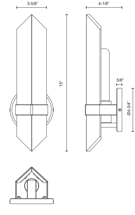 Valencia Tall Wall Light