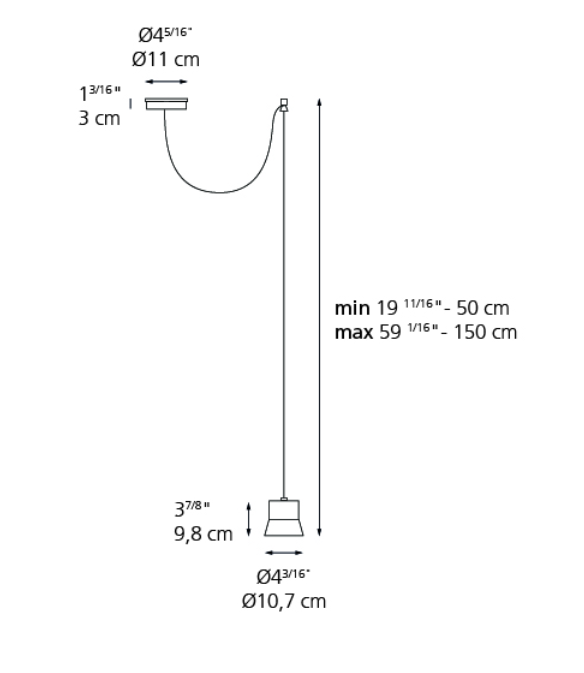 Gio Single Pendant: Off Center