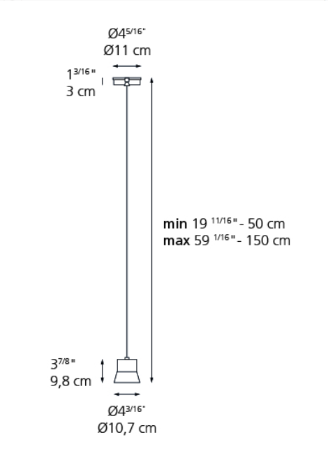 Gio Single Pendant: Standart