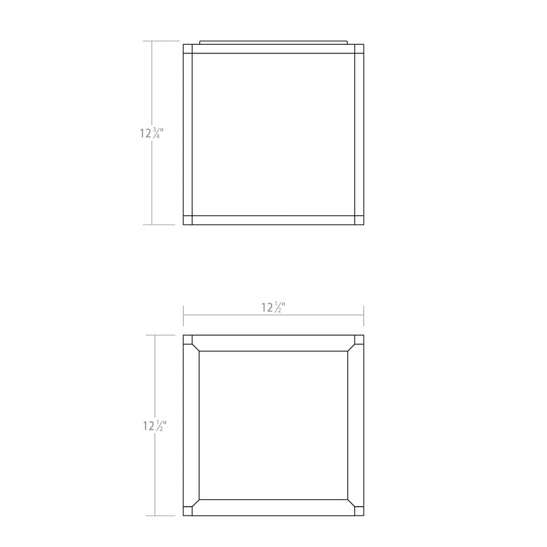 Cubix LED Surface Mount: Large