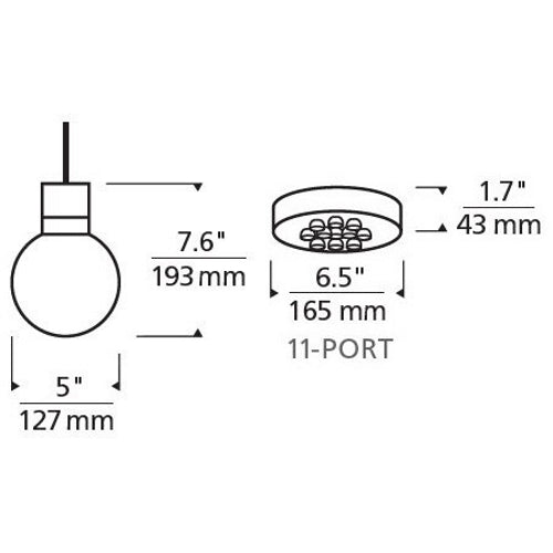 Mina 11-Light Pendant