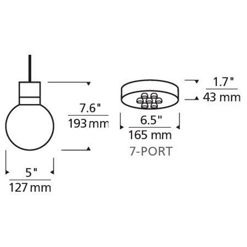 Mina 7-Light Pendant