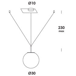 Pallatre Single Suspension - Small