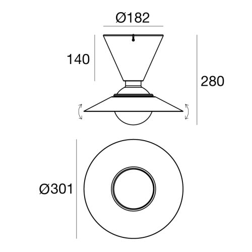 Fante Ceiling Light Specifications