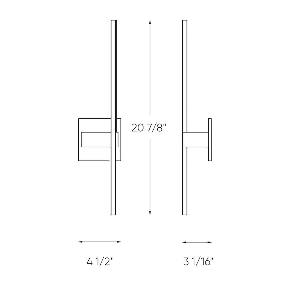 Aries Sleek Vanity Light - 21 inch