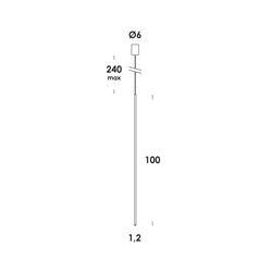 Tubetto Pendant Light Specifications - 100/so Dim