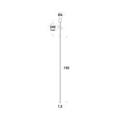Tubetto Pendant Light Specifications - 150/so Dim Plus