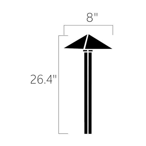 Landscape Pyramid LED Path Light