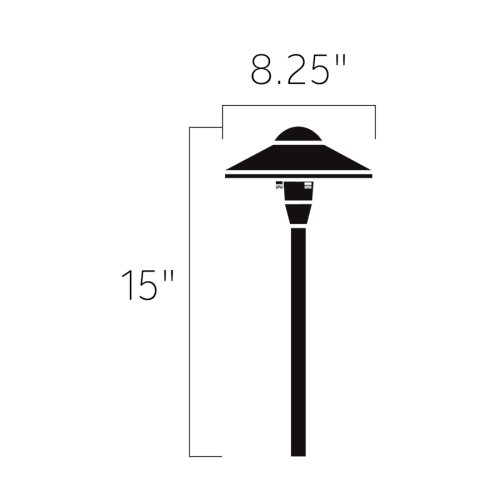 Landscape Short Dome Path Light