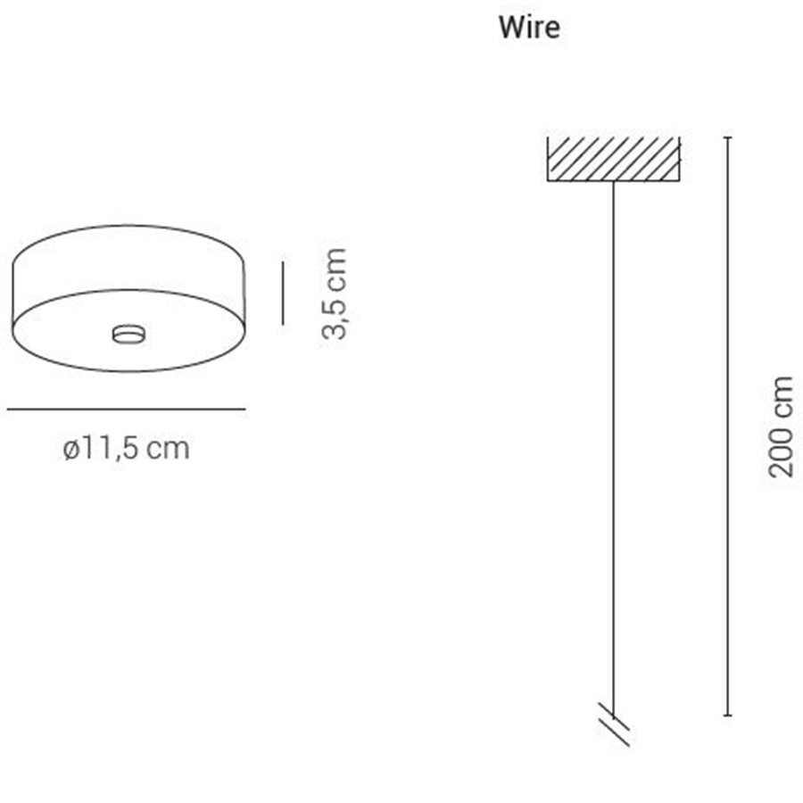 Mom Tall Pendant Canopy Specifications