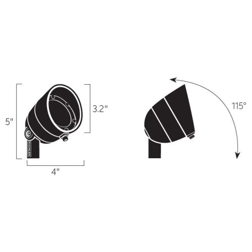 Single-Light LED 10-Degree Spot Light