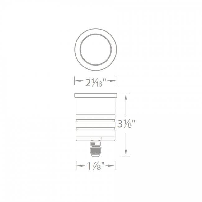 LED 2 Inch Inground Slim Shape Landscape Light Specifications