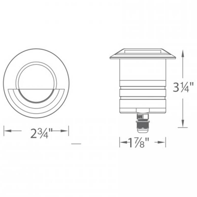 LED Circle Step Light Specifications