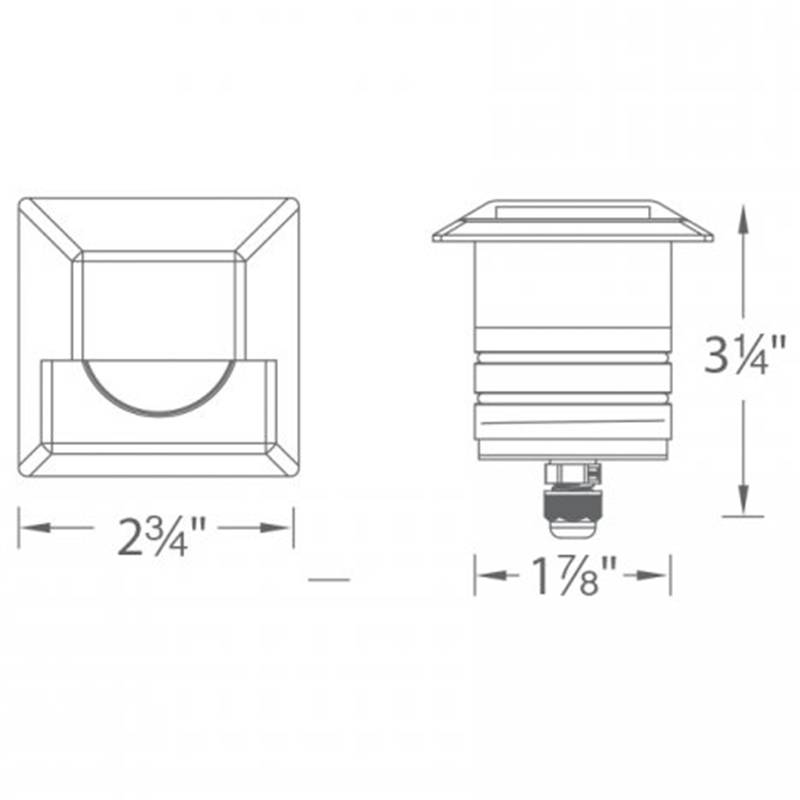 LED Square Step Light Specifications