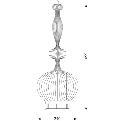 Imperatrice Table Lamp by Forestier