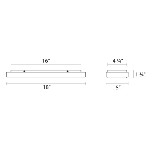 Dazzle 18 inch LED Bath Bar