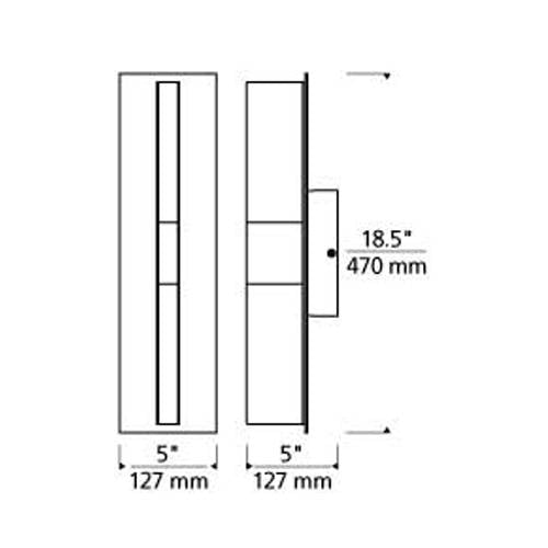 Lyft 18 Outdoor LED Wall Sconce by Tech Lighting