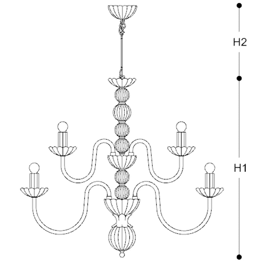 Evoque Chandelier Specifications