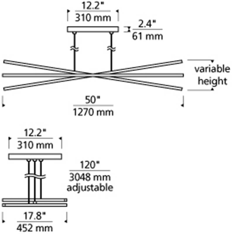 Essence Trio Linear Suspension Specifications