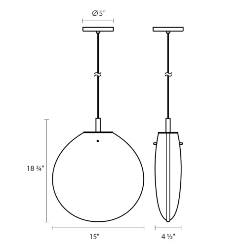 Cantina LED Pendant Large