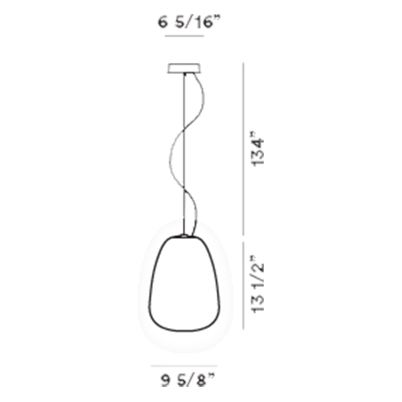 Specification Banner Rituals 1 Pendant Light Specifications