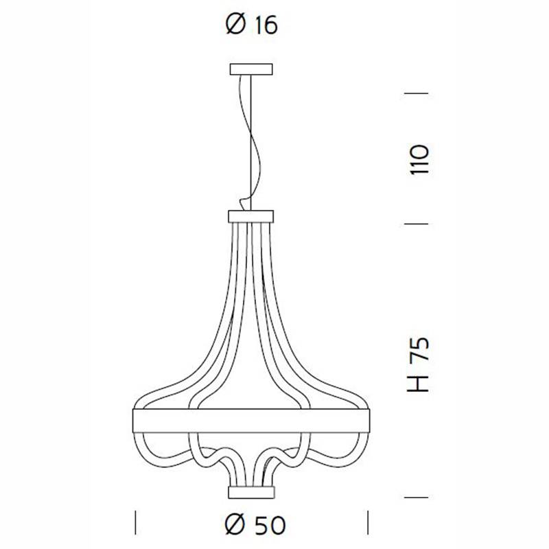 Festa Long Chandelier Specifications