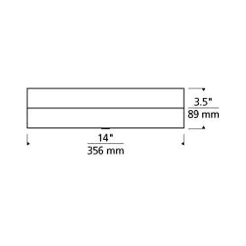 Loom 14 Square Flushmount by Tech Lighting