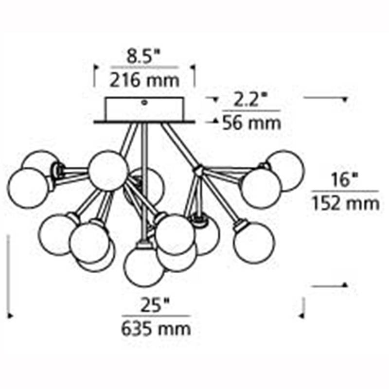 Mara Ceiling Light Specifications