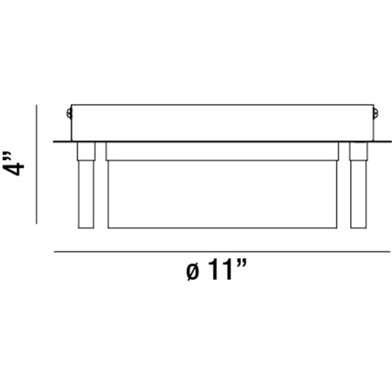 Bria Led Small Flushmount Specifications