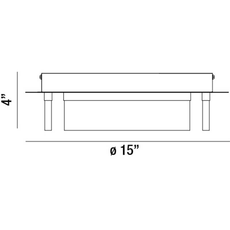 Bria Led Large Flushmount Specifications