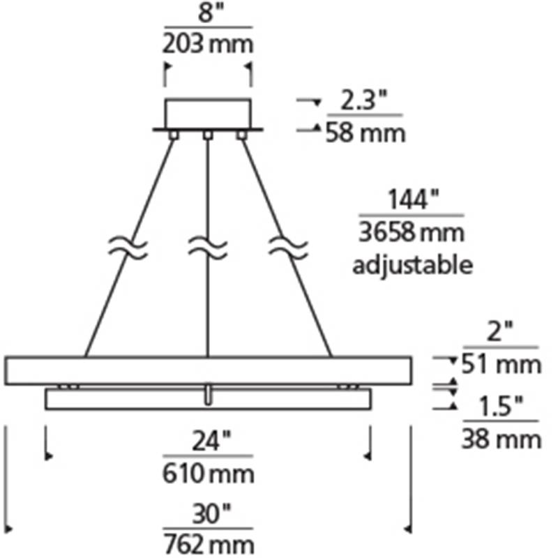 Grace 30 Chandelier Specifications