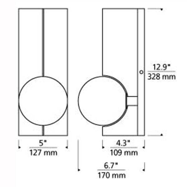 Orbel Wall Sconce Specifications