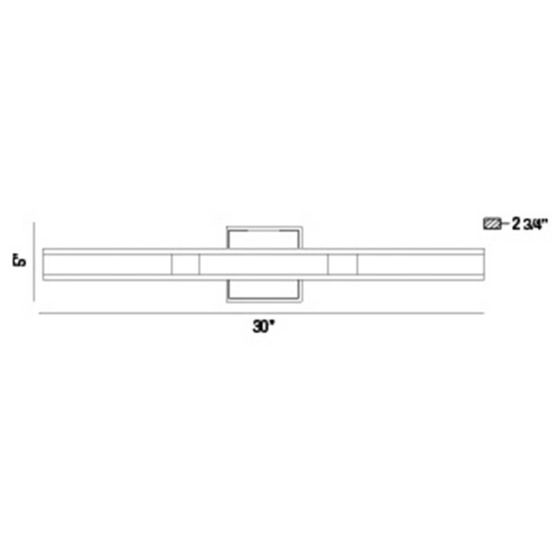 Fanton 3 Light LED Bath Bar Specifications