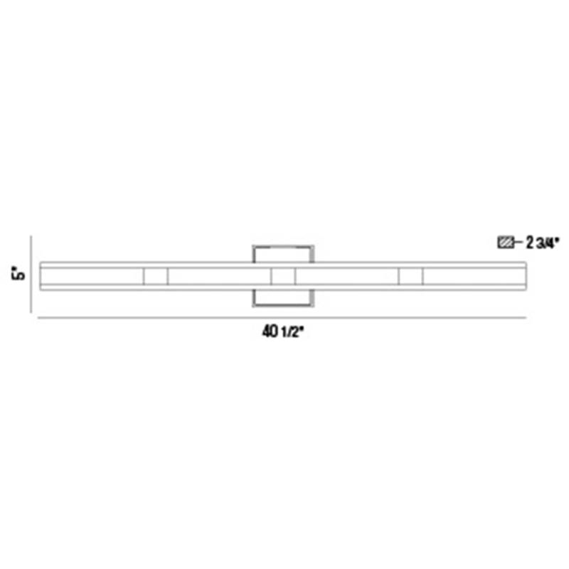 Fanton 4 Light LED Bath Bar Specifications