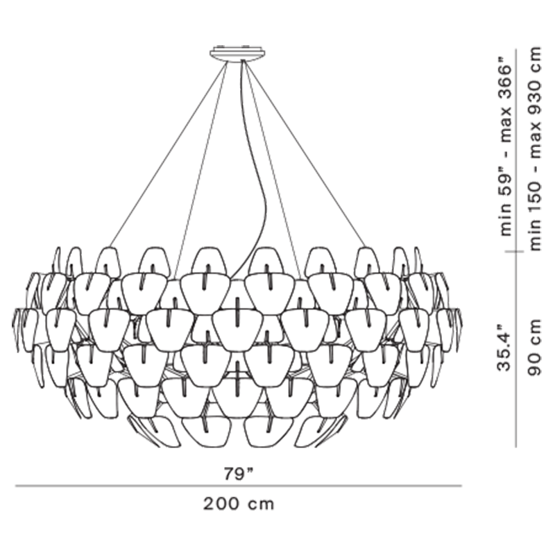 Hope D66/105 Chandelier Specifications