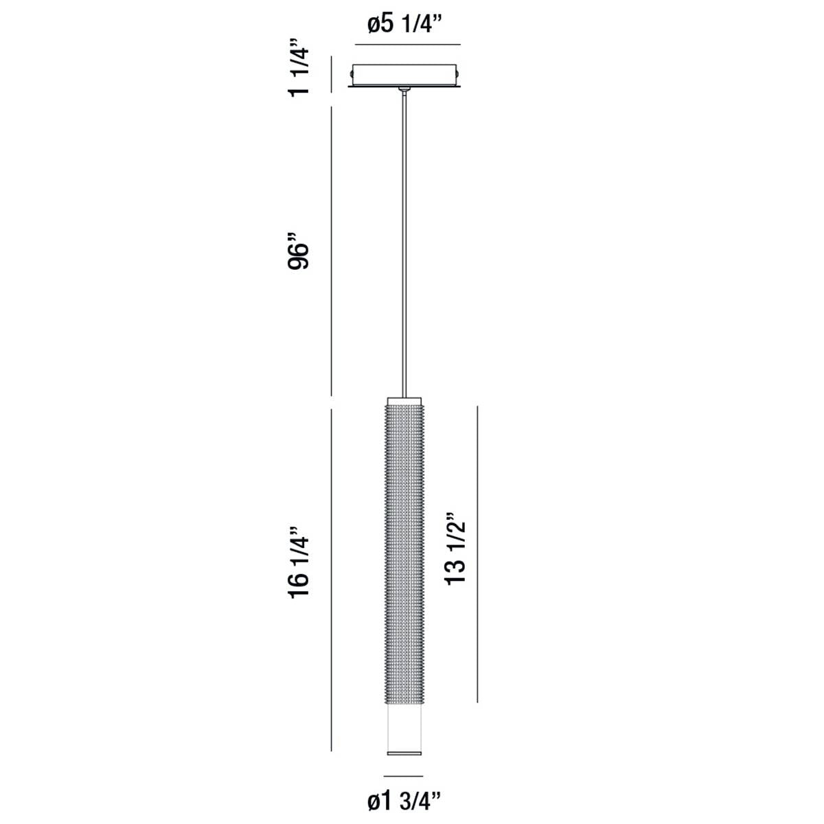 Davenport 1-Light LED Pendant Specifications