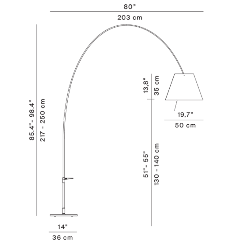 Lady Costanza Floor Lamp Specifications