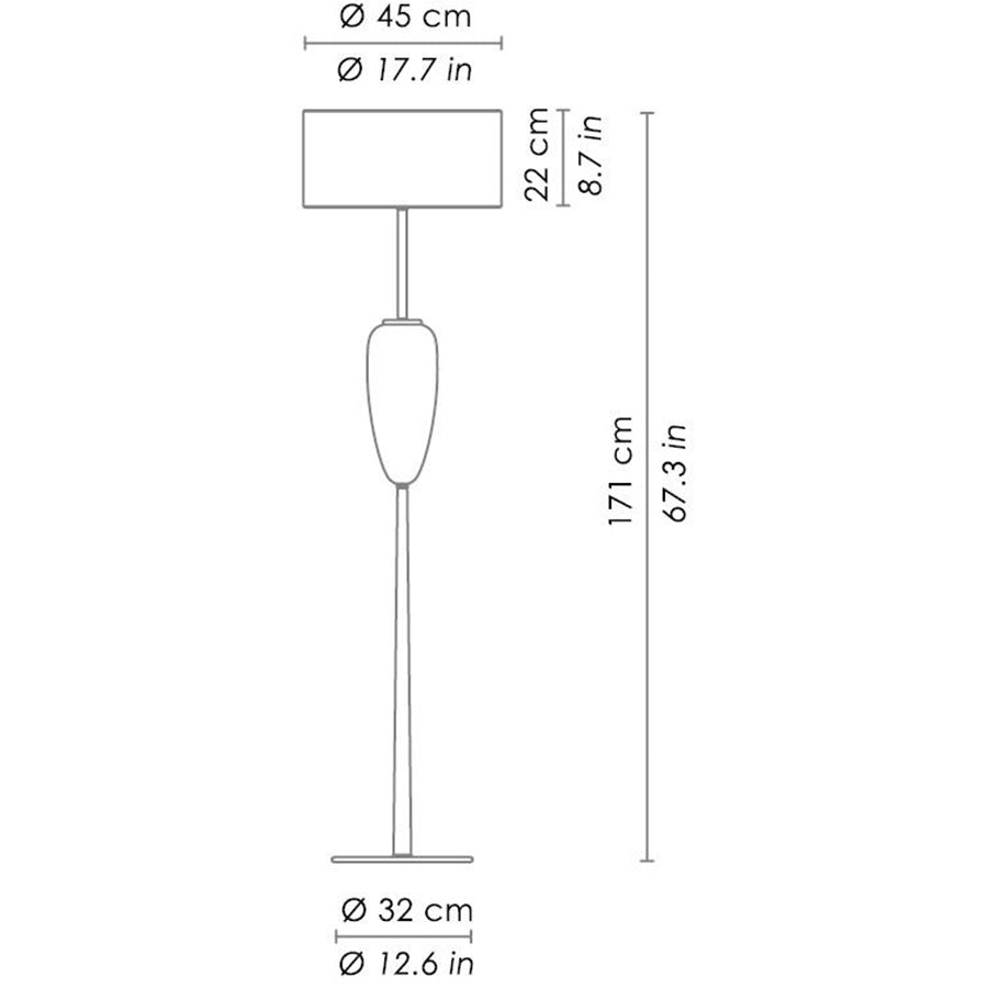 Show LSH12 Floor Lamp Specifications