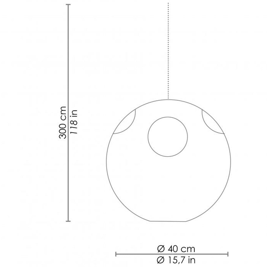 Camouflage Large Pendant Specifications