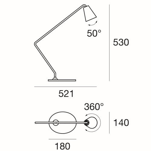 Conus Table Lamp Large