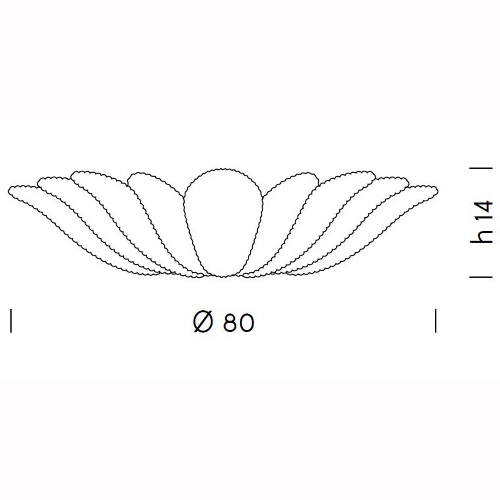 Bembo 918/80 Ceiling Light Specifications