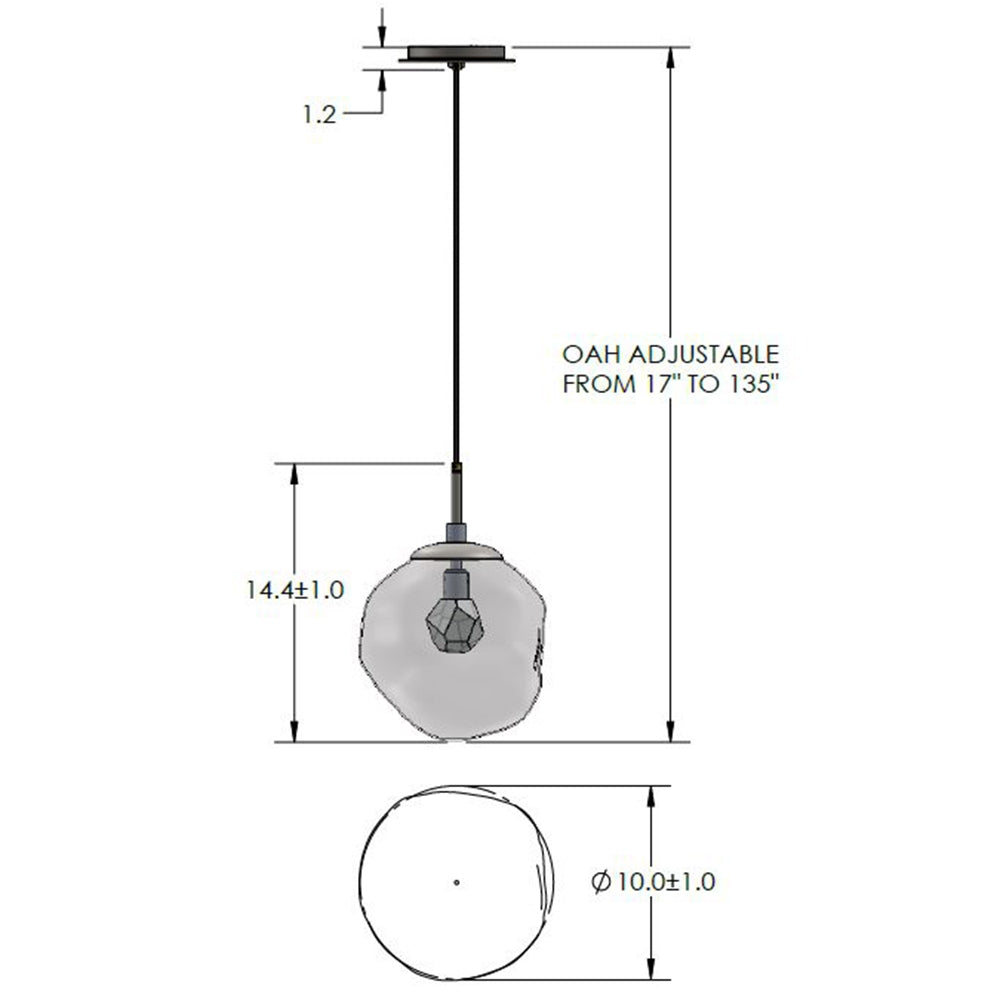 Aster Pendant Light Specifications