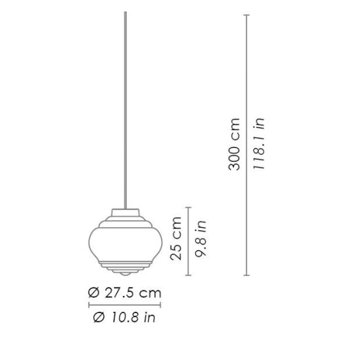 Bonnie 118.1 inch Pendant Light