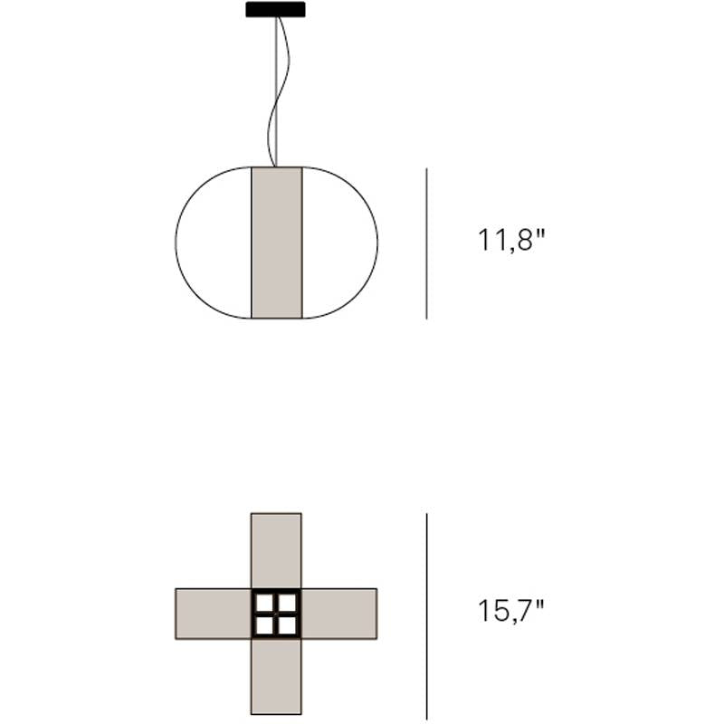 Carambola Small Suspension by LZF