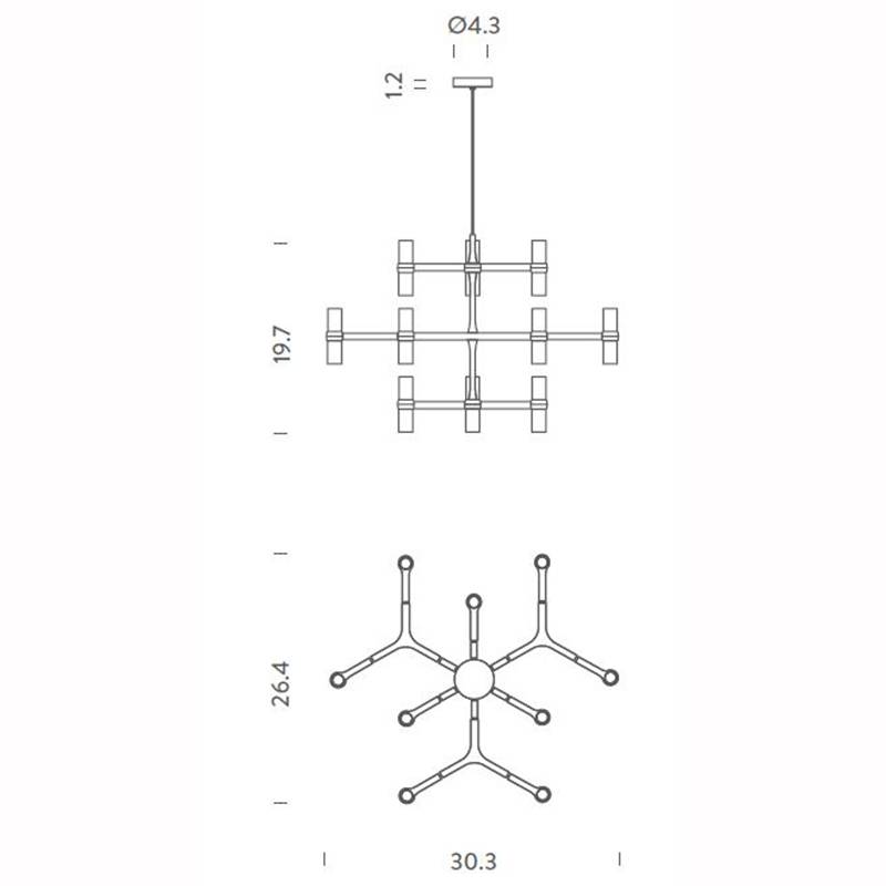 Crown Minor Chandelier Specifications