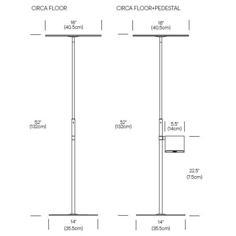 Circa Floor Lamp Specifications